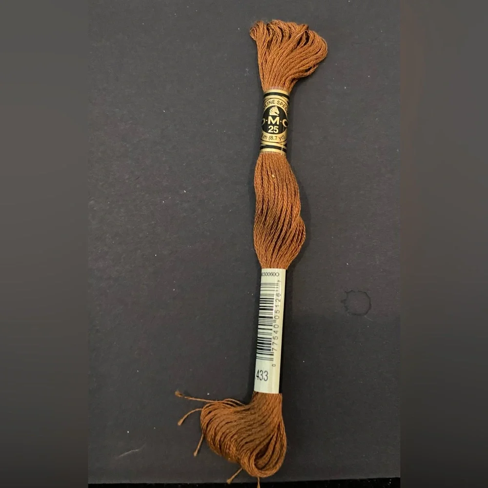 Brown Embroidery Floss Thread Skein - Multipurpose Crafting New